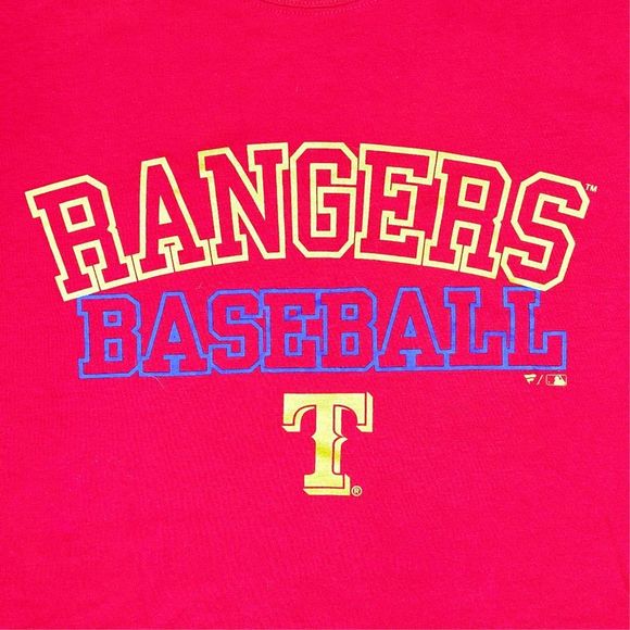 Fanatics x MLB Genuine Merchandise Texas Rangers Baseball Crew Neck - Size XXL - Picture 2 of 4
